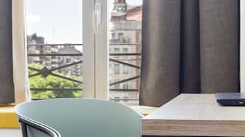 Habitación doble superior | Escritorio, espacio para trabajar con un portátil, cortinas opacas
