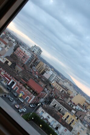 Blick von der Unterkunft