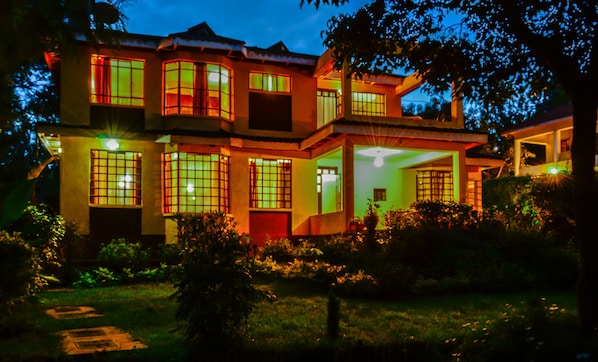 Front of property – evening/night