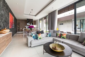5-Bedroom Pool Villa | Living area - Villa Anar (Koh Samui)