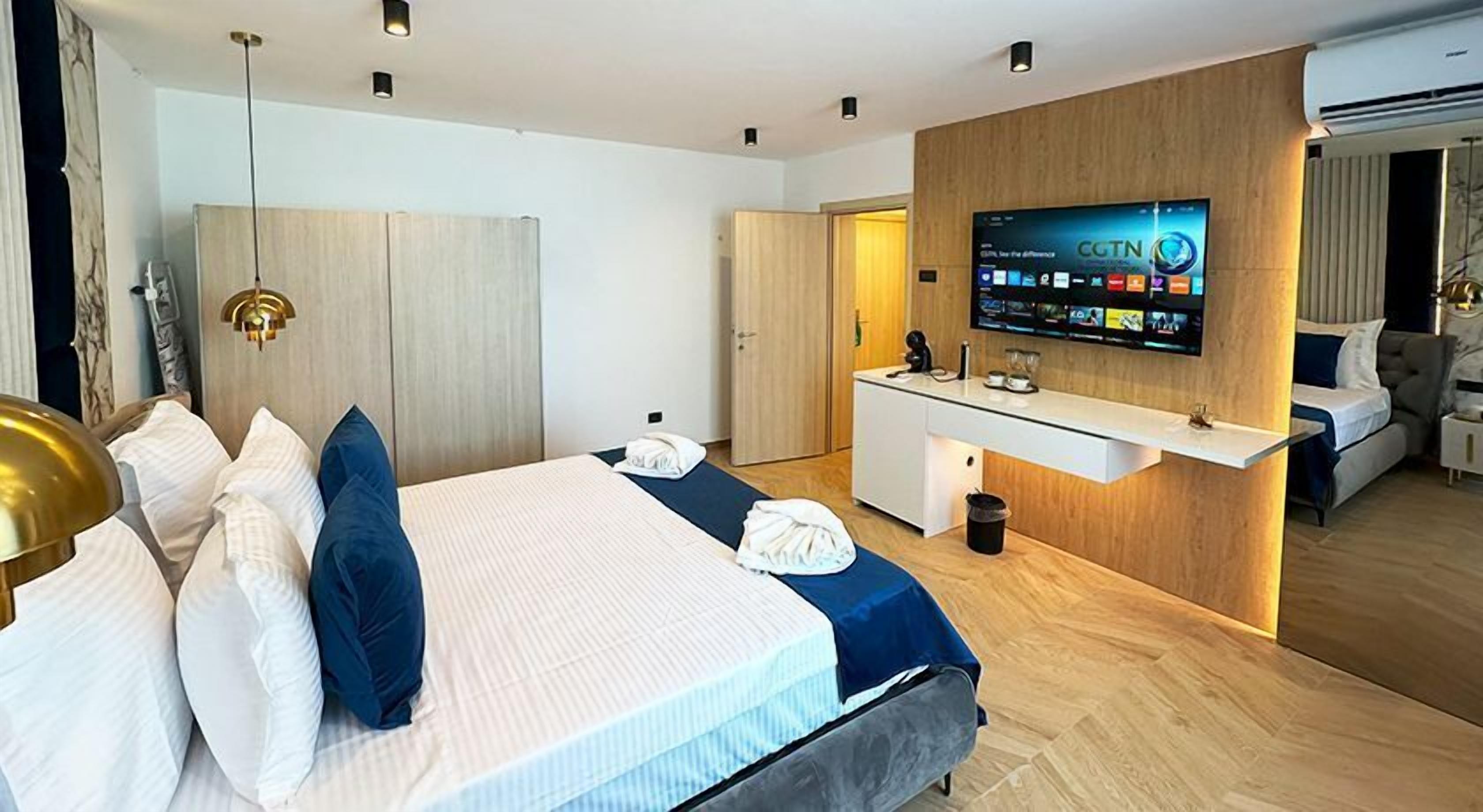 Kahden hengen deluxe-huone | 1 makuuhuone, ylelliset vuodevaatteet, minibaari