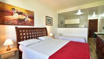 Apartamento standard | 1 quarto, frigobar, ferros/tábuas de passar roupa, Wi-Fi de cortesia