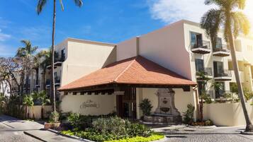 Entrada de la propiedad