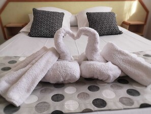 Desk, iron/ironing board, free WiFi, bed sheets