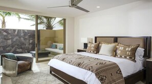 Familienvilla, 4 Schlafzimmer, Meerblick | 1 Schlafzimmer, Bügeleisen/Bügelbrett, kostenloses WLAN, Bettwäsche