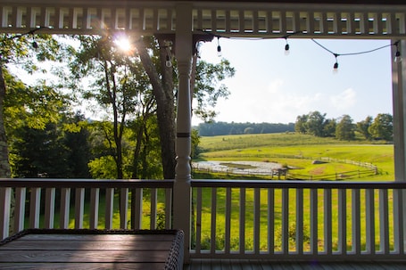 Balcony. Inn at Tyler Hill