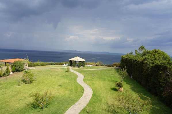 Panorama maisonnette | Uitzicht vanuit de kamer