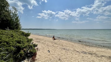 On the beach