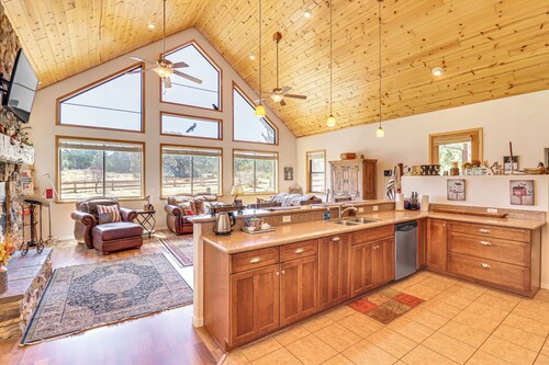 Hot Tub + Game Room! 30-Acre Vernon Retreat