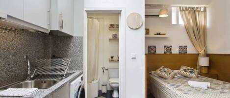 1 soveværelse, strygejern/strygebræt, weekendseng, Wi-Fi