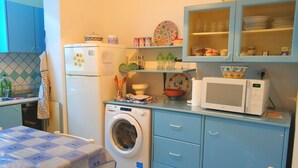 Coffee/tea maker, fridge, microwave, oven - Comfortable and quiet vacation home in cala gonone AC WIFI CIN IT091017C2000P2115 (Cala Gonone)