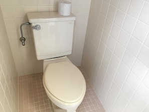 Habitación con 2 camas individuales | Baño | Regadera, amenidades de baño gratuitas, secadora de cabello