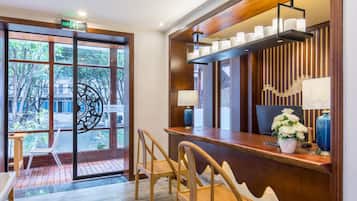 Interior entrance