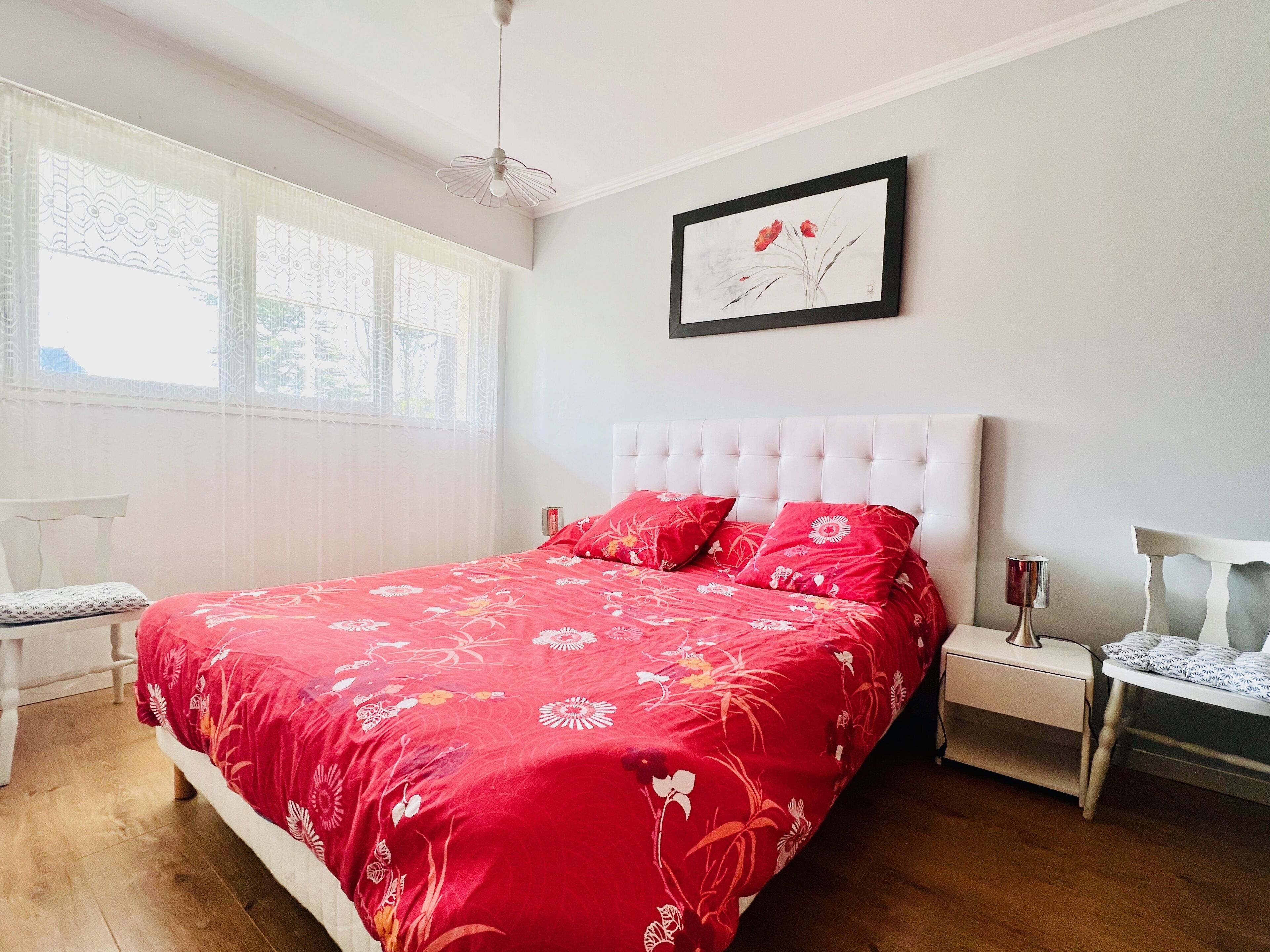 1 bedroom, iron/ironing board, travel crib, free WiFi