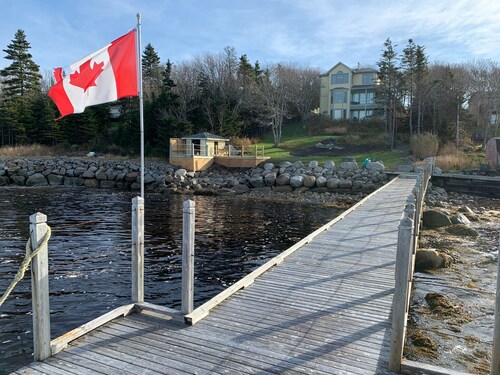Oceanfront, One Bedroom, 700 sq. ft. , Sand Castle Suite, Prospect, Nova Scotia.
