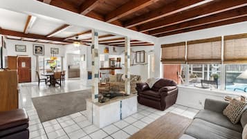 Smart TV, DVD player, books