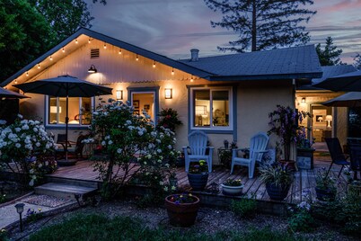 Charming Country Home Nestled In Kenwood Village the heart of the wine country. 