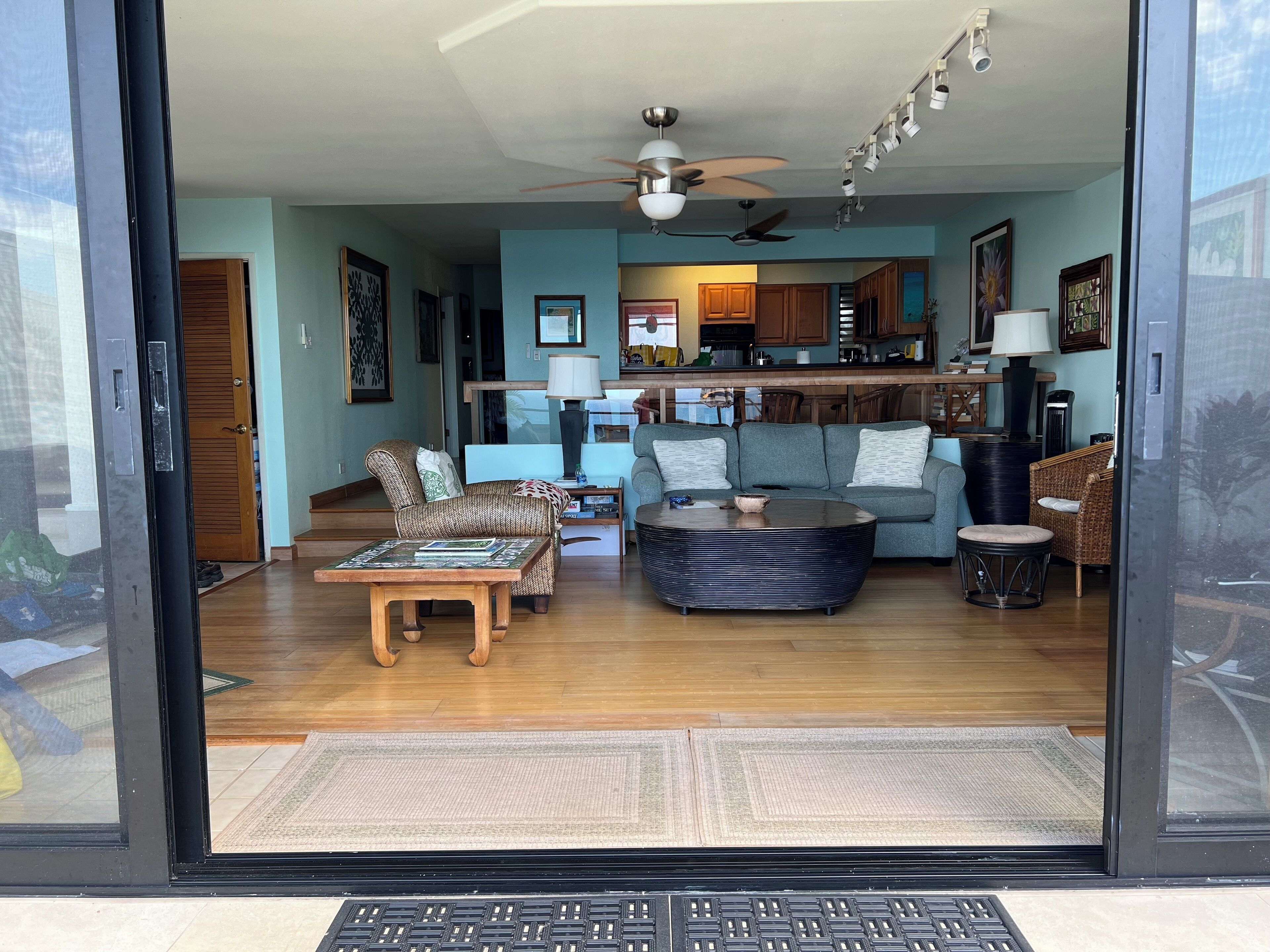 Smart TV, DVD player, books, video library