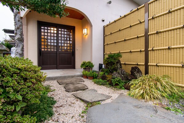 Façade de l’hébergement 