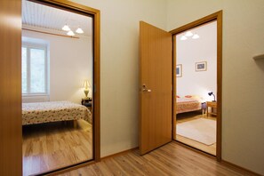 Premium bedding, desk, iron/ironing board, rollaway beds