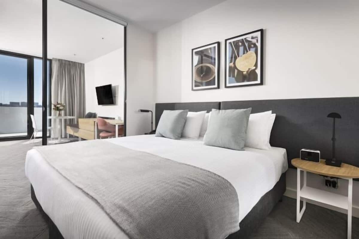In-room safe, desk, blackout curtains, soundproofing