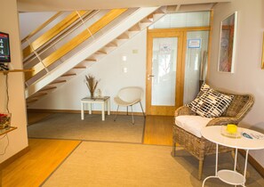 Sittområde i lobbyn
