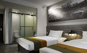 Exclusive Twin Room | 1 bedroom, desk, blackout curtains, iron/ironing board - City Inn Chengdu Kuanzhai Alley Branch (Chengdu)