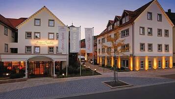 Anna-Sophia Hotel features a traditional European facade with a central entrance and multiple windows.