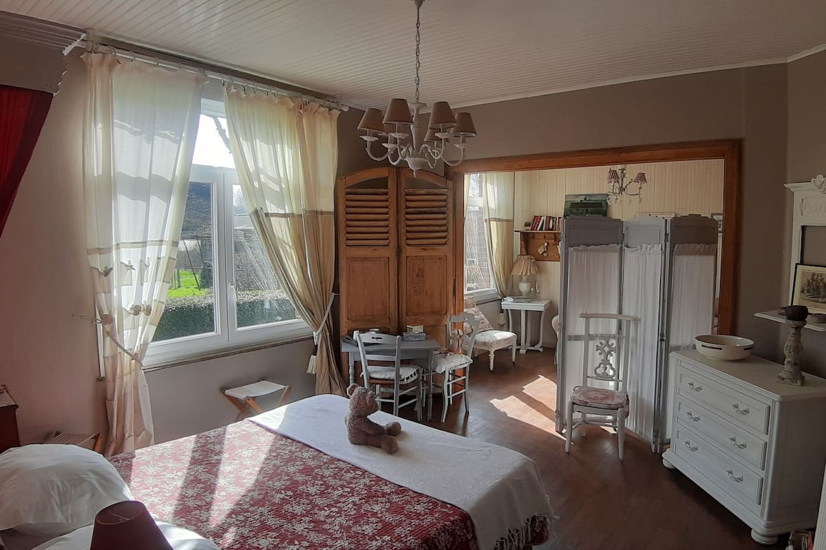 Casa de campo (du Jardinier) | 1 habitación, ropa de cama de alta calidad y decoración personalizada