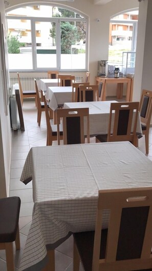 Daily buffet breakfast (EUR 10 per person)