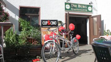 Blick von der Unterkunft