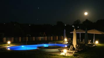 Front of property - evening/night