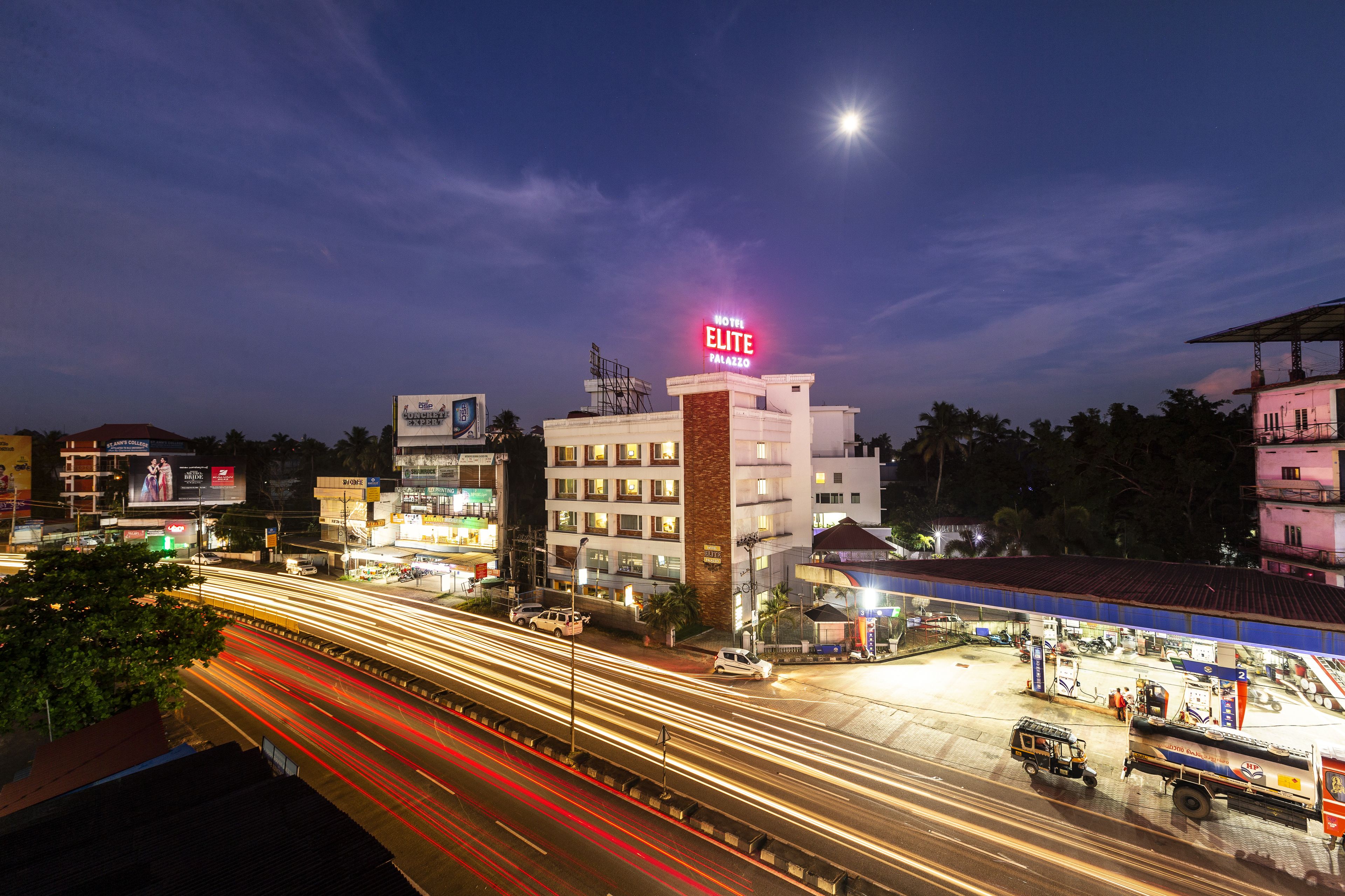 Front of property - evening/night
