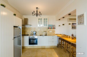 Family Villa, 3 Bedrooms | Private kitchen | Full-size fridge, microwave, oven, stovetop