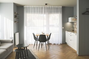 Studio, 1 chambre (2 persons) | Coin séjour | TV connectée