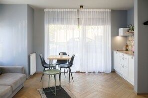 Studio, 1 chambre (2 persons) | Literie hypoallergénique, rideaux d’obscurcissement
