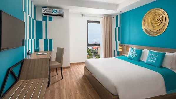 Standard Double Room, 1 King Bed | View from room