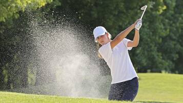 Golfers can enjoy a serene round on this well-maintained course.