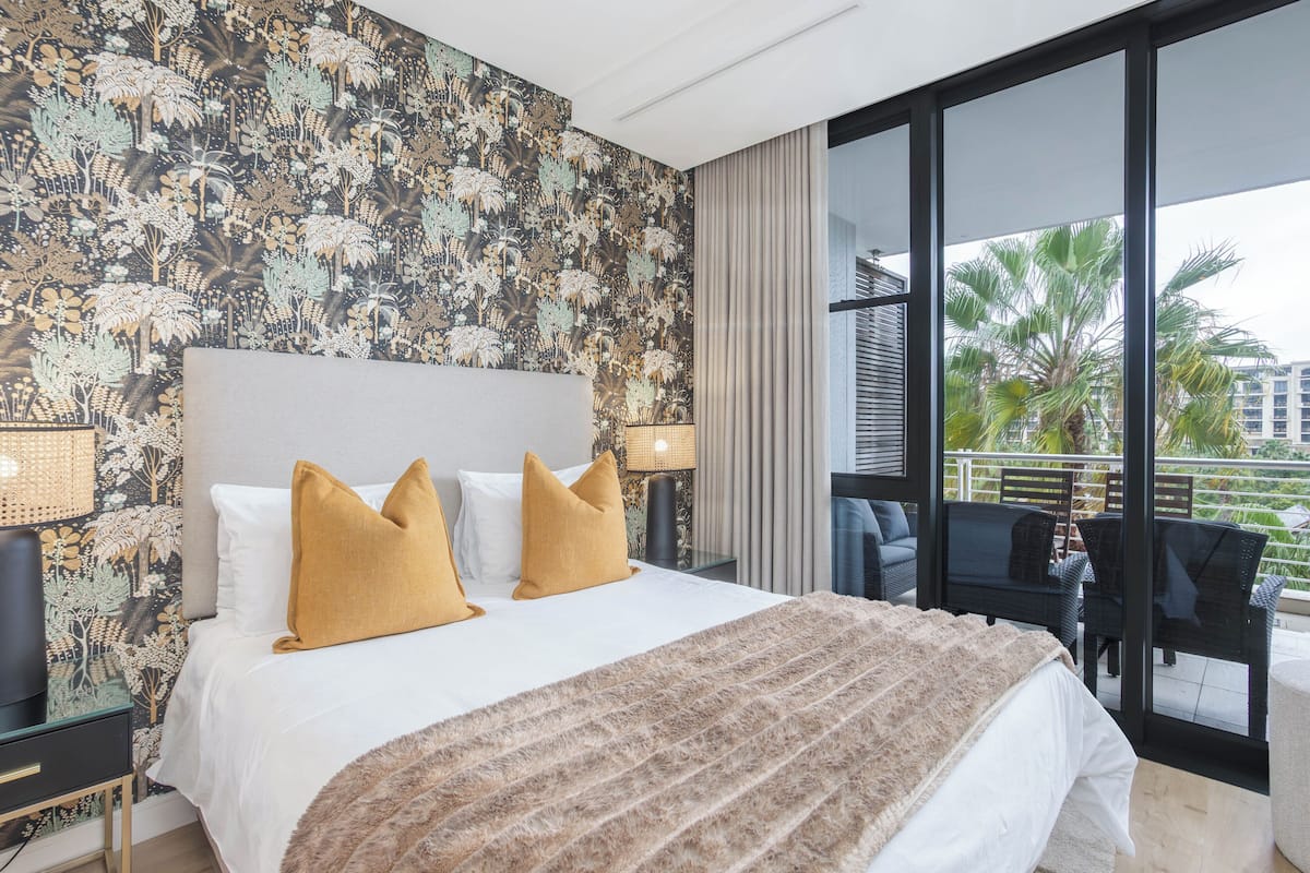 1 habitación y ropa de cama de alta calidad