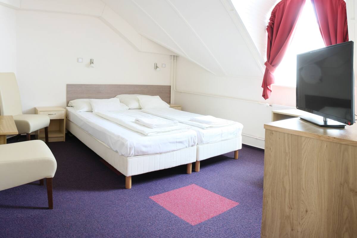 Camera Standard con letto matrimoniale o 2 letti singoli | Una scrivania, Wi-Fi gratuito