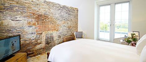 Doppelzimmer (Room2) | Bettwäsche aus ägyptischer Baumwolle, Bügeleisen/Bügelbrett
