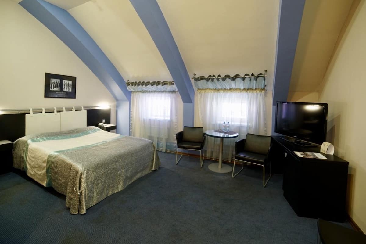Standard Double Room, 1 Queen Bed | 1 bedroom, minibar, desk, iron/ironing board