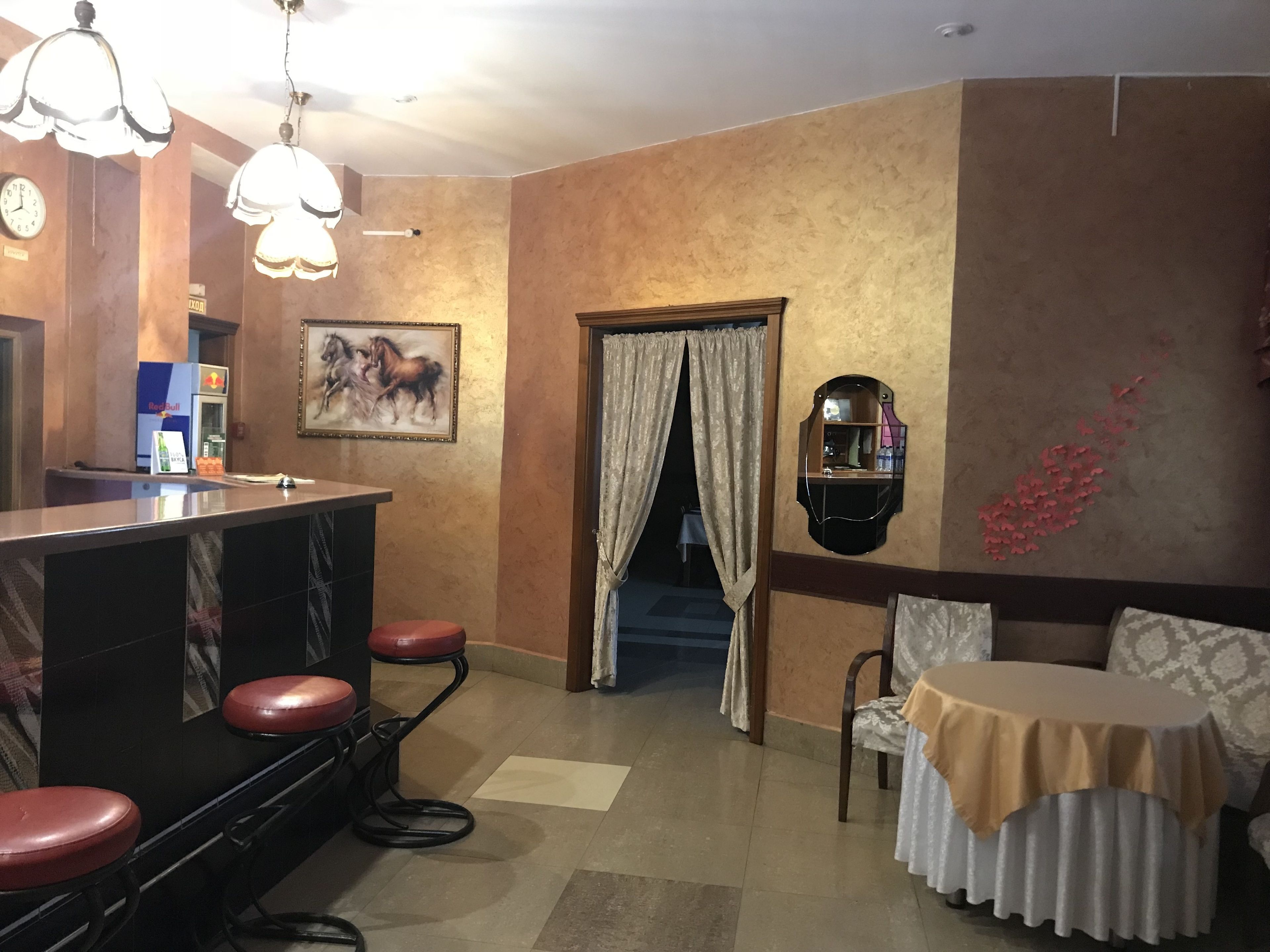 Sitteområde i lobbyen