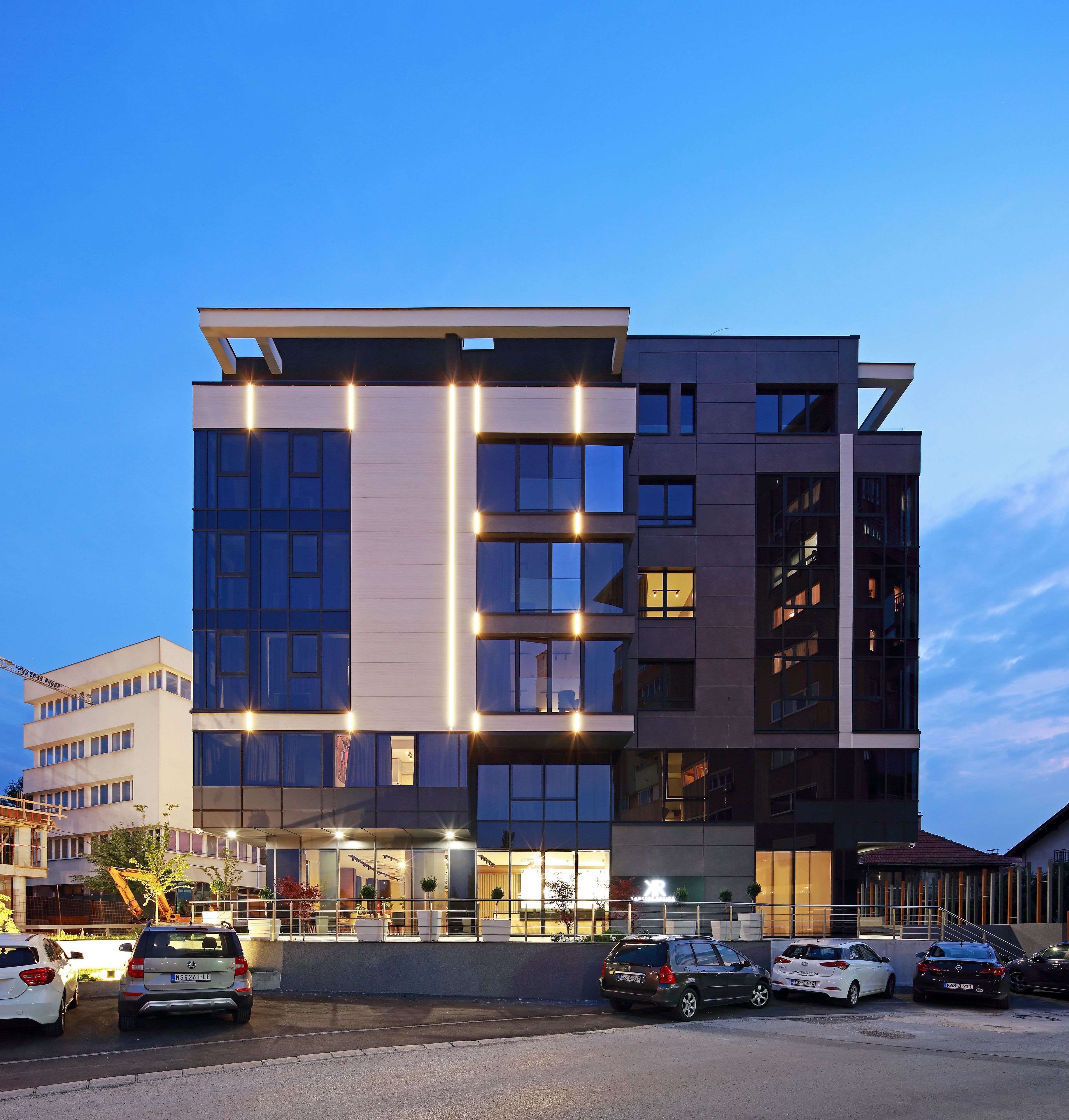 front of property – evening/night