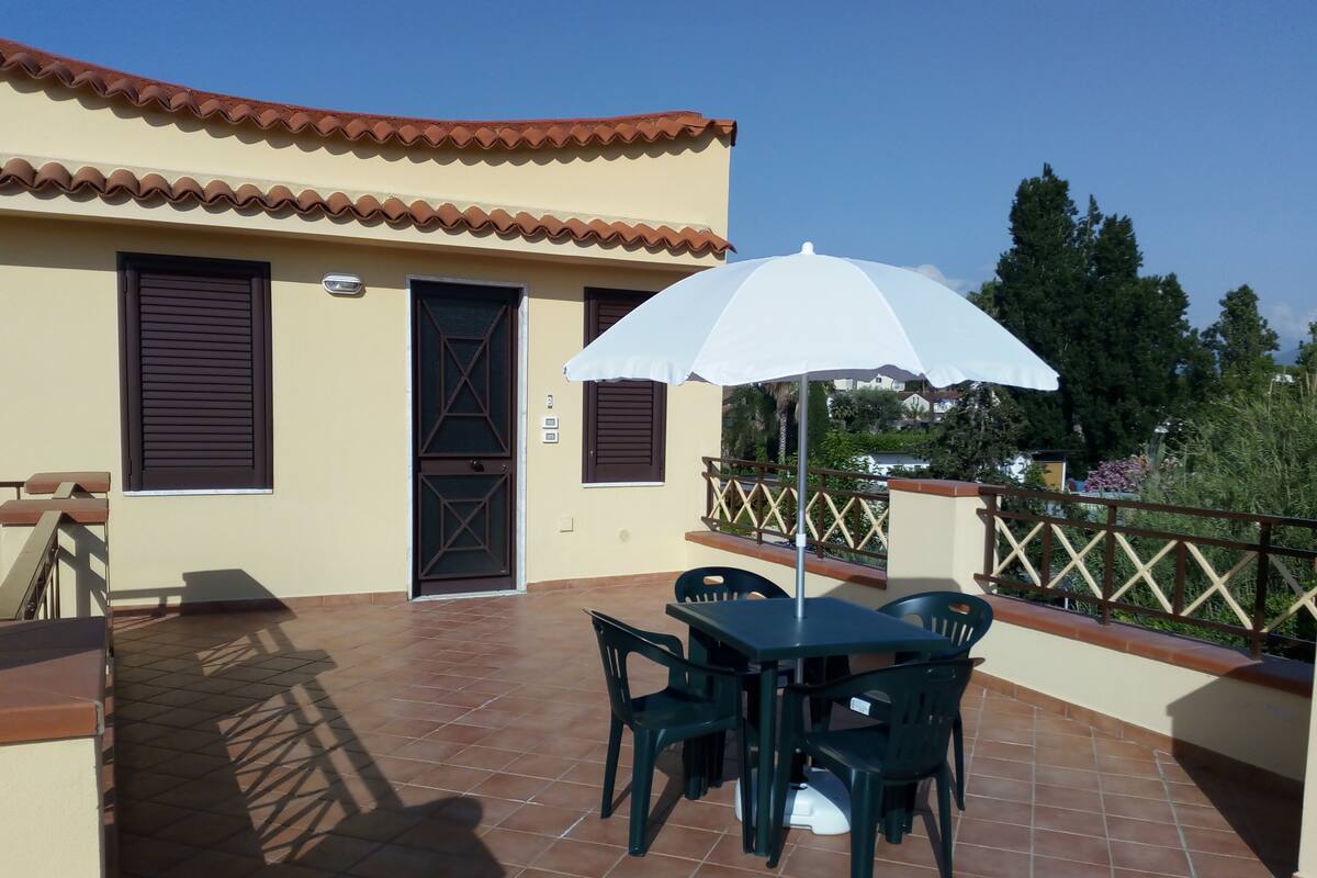Apartment, 1 Bedroom, Terrace (Panoramic) | Soundproofing, iron/ironing board, WiFi (free), bed sheets