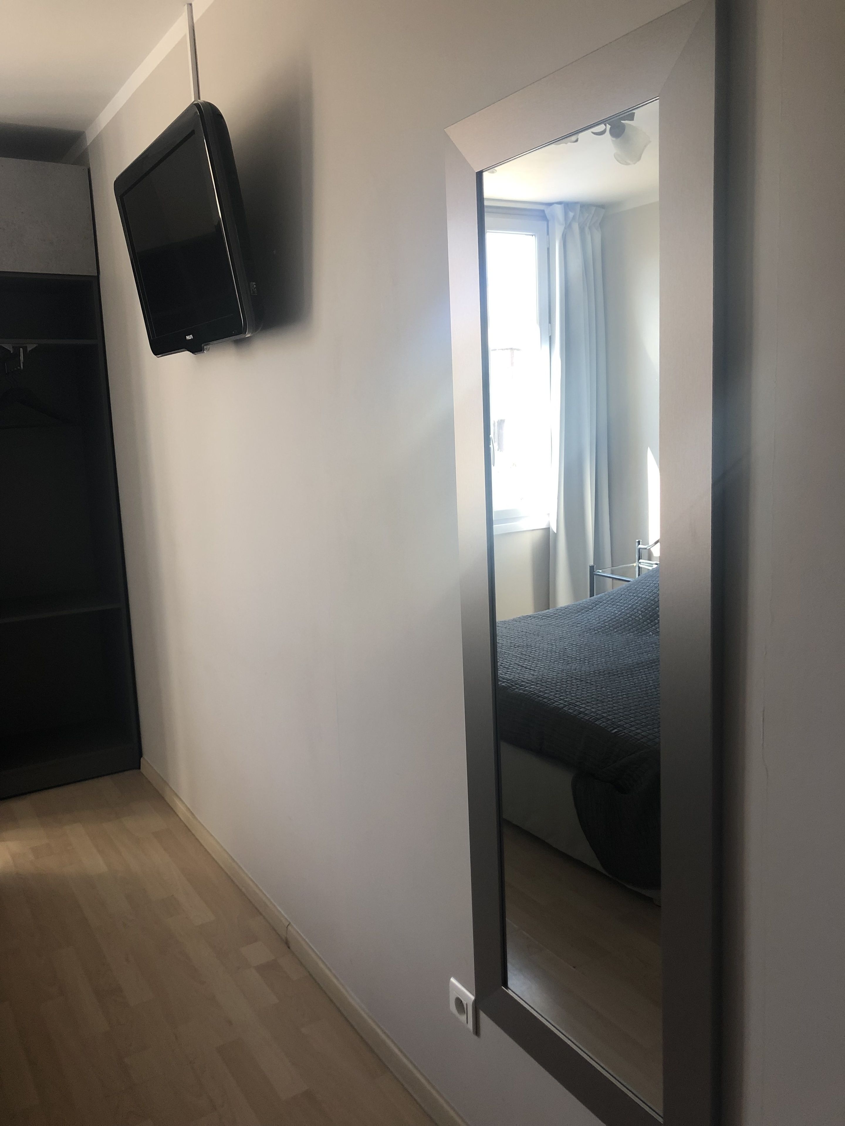 individually decorated, individually furnished, blackout curtains