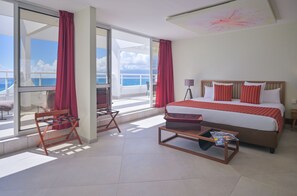 Luxury Suite, 1 King Bed, Terrace, Sea Facing | Balcony - Hotel Arawak Beach Resort (Le Gosier)