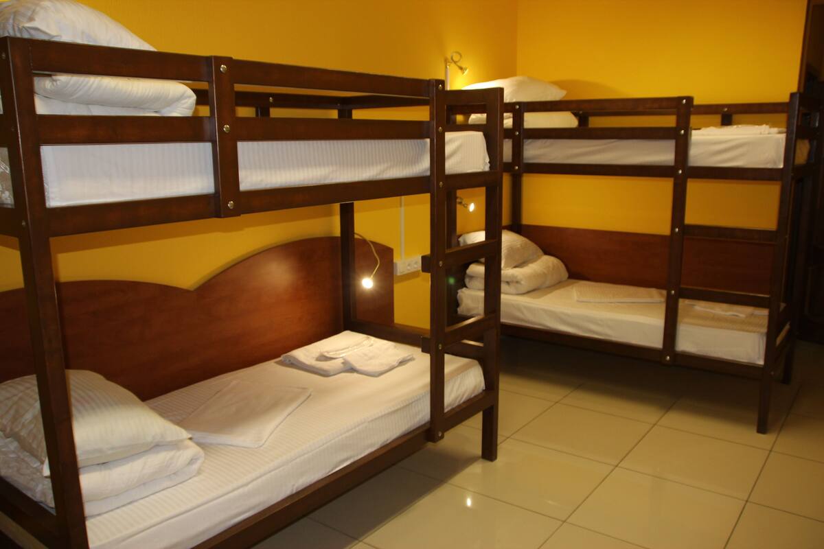 Sovsal - sovsal (män och kvinnor) (6 beds) | Strykjärn/strykbräda och gratis wi-fi