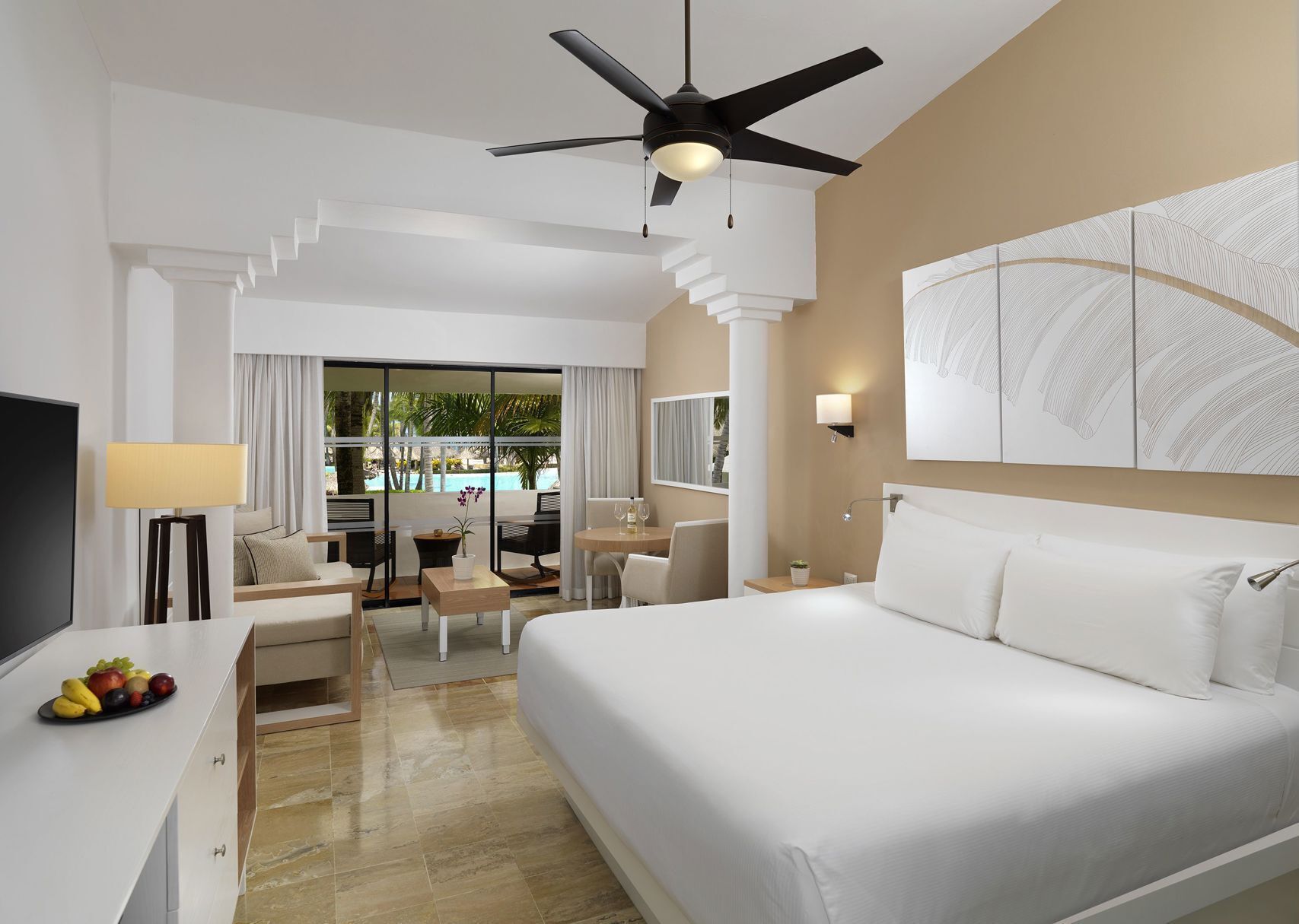1 habitación y ropa de cama de alta calidad 