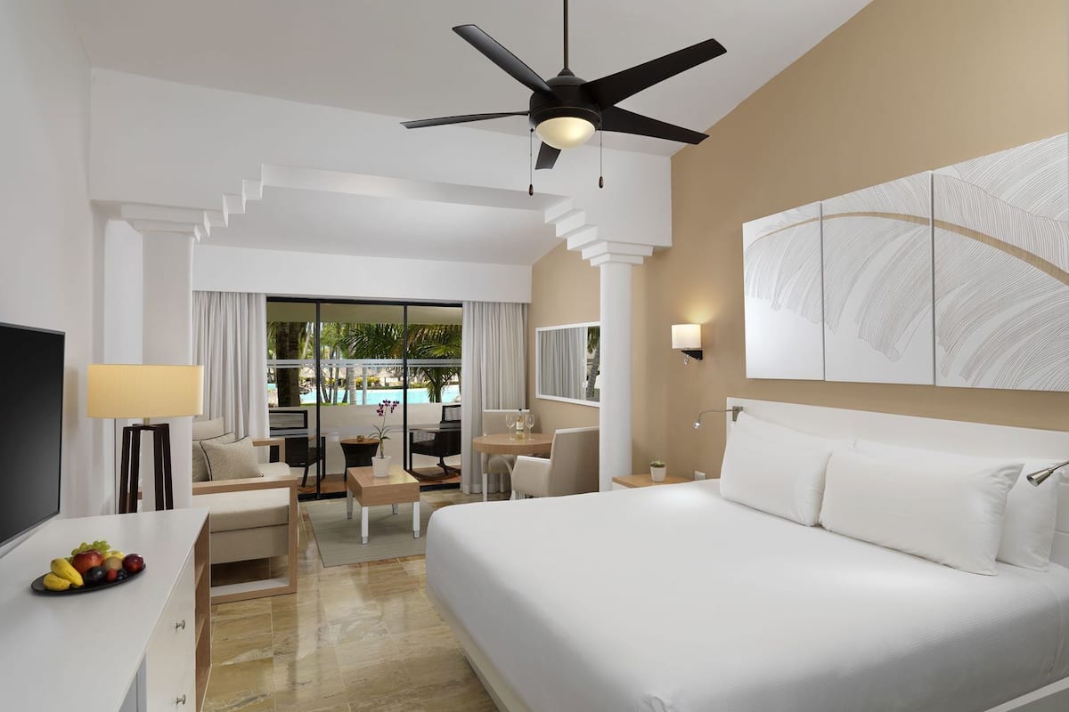 1 habitación y ropa de cama de alta calidad